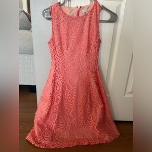 Eva Mendez dress. size 2, coral color